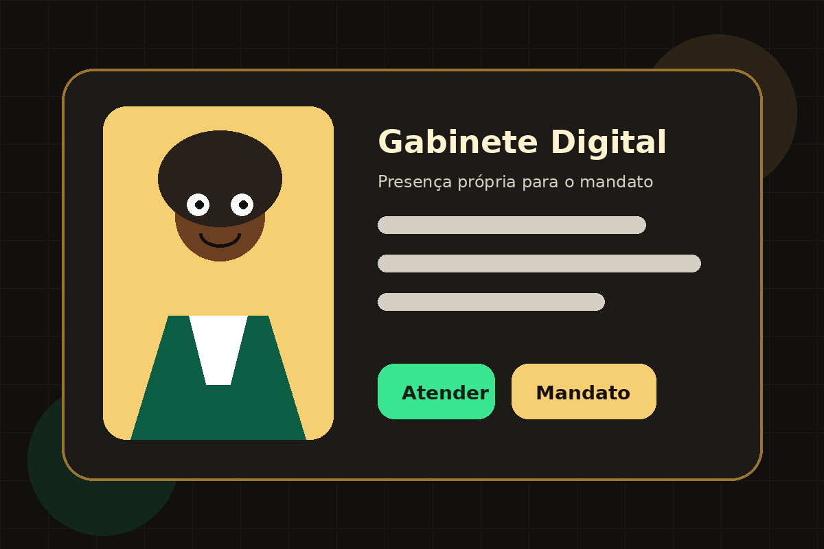 Ilustração cartoon para consulta de domínio